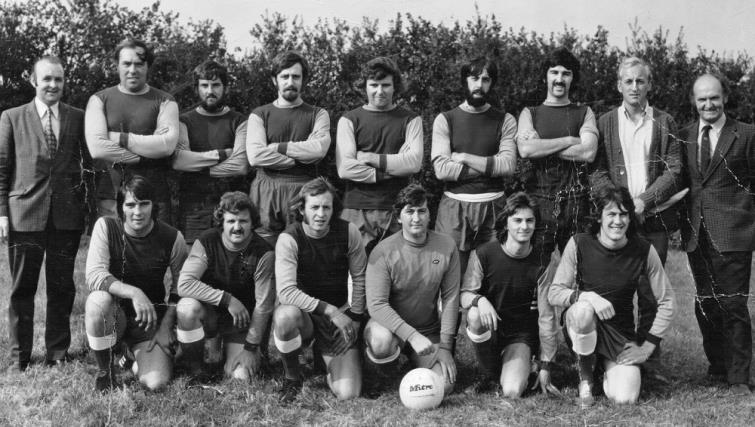New Hedges  starting up in  1972-73 - Alan is third left in the front row
